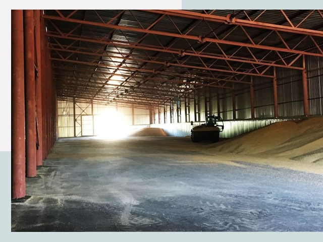 Строительство зернохранилищ в Спасске-Дальнем