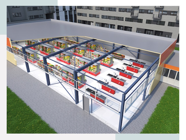 Строительство магазинов в Спасск-Дальний от 621 руб. за м²