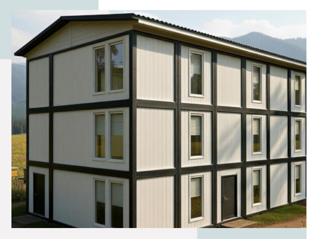 Модульные общежития в Спасске-Дальнем