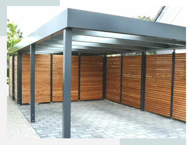 Навесы для парковки в Спасске-Дальнем