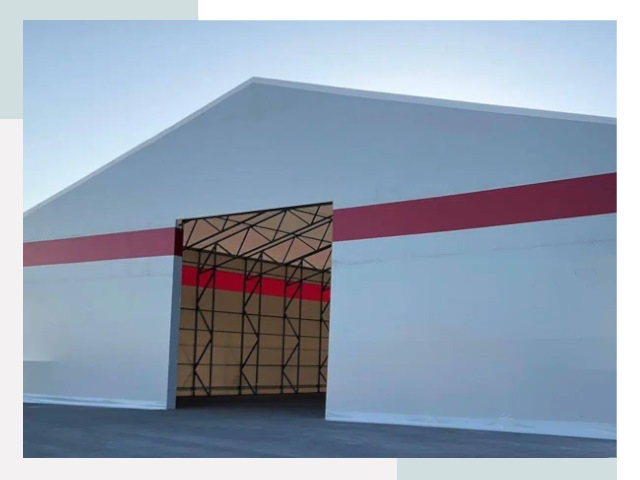 Быстровозводимые ангары в Спасске-Дальнем