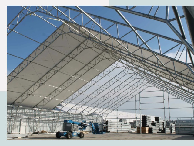Каркасно-тентовые сооружения от СтальСтрой-Спс по цене 621 руб.