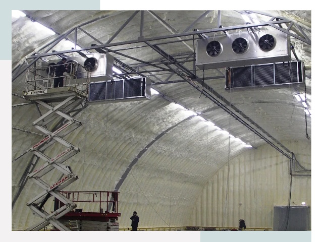Оснащение ангаров в Спасске-Дальнем