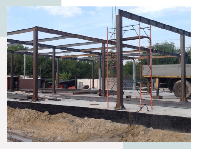 Фундамент для ангаров в Спасске-Дальнем