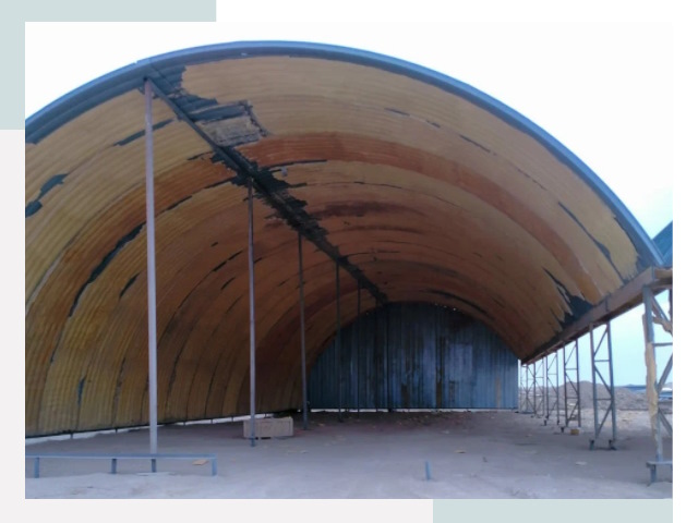 Реконструкция ангаров в Спасске-Дальнем