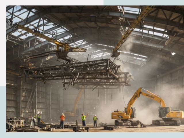 Демонтаж ангаров в Спасске-Дальнем от 621 руб. за м²