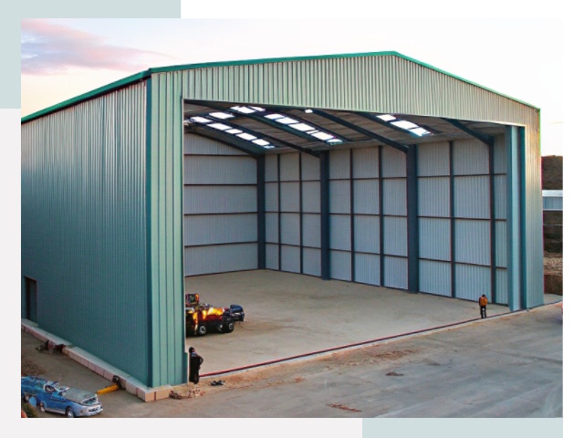 Строительство ангаров в Спасске-Дальнем